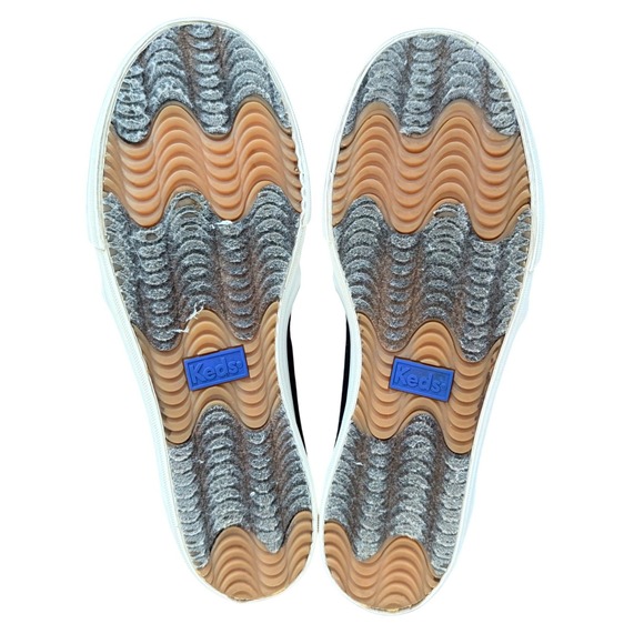 Keds Women Empower Slip On Sneakers Black Rainbow Text Print Size 7.5 statement - Picture 5 of 7